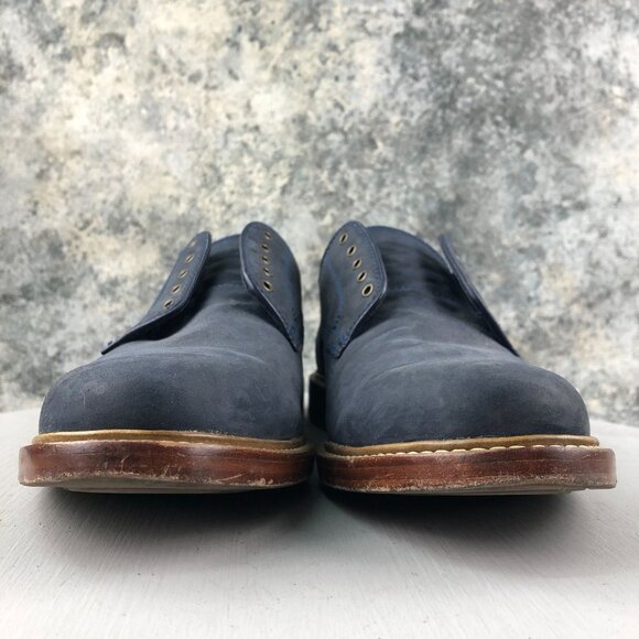 Cole Haan Men's Size 10M Tyler Grand.OS Blue Leather Plain Toe Derby Oxford Shoe - Picture 2 of 12